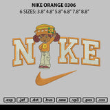 Nike Orange V3 Embroidery File 6 sizes