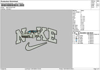 Nike Car 1201a Embroidery File 6 sizes