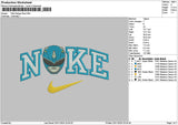 Nike Rangerblue Embroidery File 6 sizes