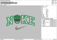 Nike Rangergreen Embroidery File 6 sizes