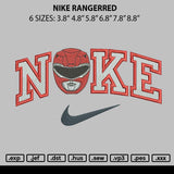 Nike Rangerred Embroidery File 6 sizes