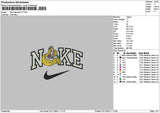 Nike Rapunzel V2 Embroidery File 6 sizes