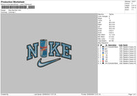 Nike Red Bull Embroidery File 6 sizes