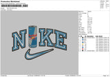 Nike Red Bull Embroidery File 6 sizes