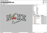 Nike Rabbit 0206 Embroidery File 6 sizes