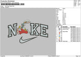 Nike Rabbit 0206 Embroidery File 6 sizes