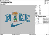 Nike Rugrats Embroidery File 6 sizes