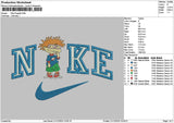 Nike Rugrats Embroidery File 6 sizes