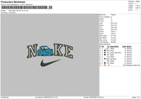 Nike Sally V2 Embroidery File 4 sizes