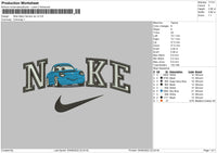 Nike Sally V2 Embroidery File 4 sizes