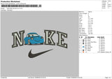 Nike Sally V2 Embroidery File 4 sizes