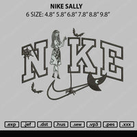 Nike Sally Halloween Embroidery File 5 sizes