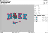 Nike Saly Embroidery File 6 sizes