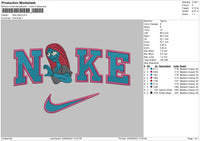 Nike Saly Embroidery File 6 sizes