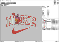 Nike Sebastien Embroidery File 6 sizes