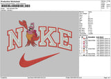 Nike Sebastien Embroidery File 6 sizes