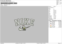 Nike Snoopy Embroidery File 4 size