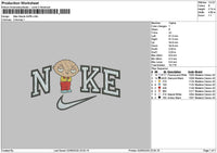 Nike Griffin Embroidery File 6 sizes