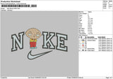 Nike Griffin Embroidery File 6 sizes
