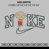 Nike Griffin Embroidery File 6 sizes