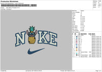 Nike Fruit Stitch Embroidery File 6 sizes