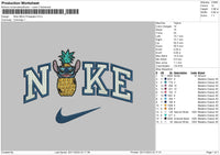 Nike Fruit Stitch Embroidery File 6 sizes