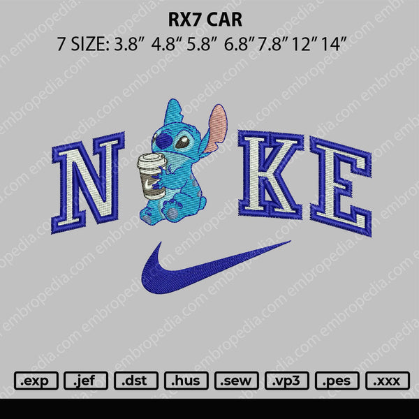 Nike Stitch Embroidery File 7 size