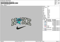 Nike Stitch 2211 Embroidery File 6 sizes