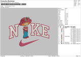 Nike Strawberry V2 Embroidery File 6 sizes