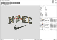 Nike Tasmanian Devil Embroidery File 6 sizes