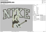 Nike Taylor Guitar Embroidery File 6 sizes