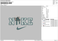 Nike Tom Embroidery File 6 sizes