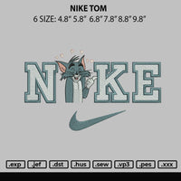 Nike Tom Embroidery File 6 sizes