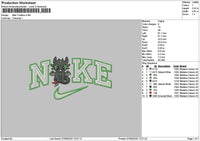 Nike Toothless0706 Embroidery File 6 sizes