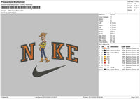 Nike TS Embroidery File 6 sizes