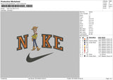 Nike TS Embroidery File 6 sizes