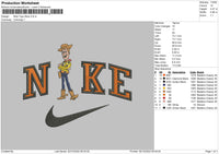 Nike TS Embroidery File 6 sizes