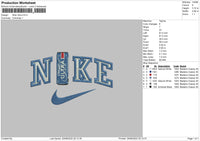 Nike Ultra Embroidery File 5 sizes