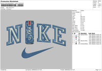 Nike Ultra Embroidery File 5 sizes