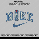 Nike Ultra Embroidery File 5 sizes