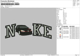Nike Vw Car Embroidery File 5 sizes