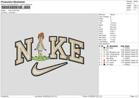 Nike vilma Embroidery File 6 sizes