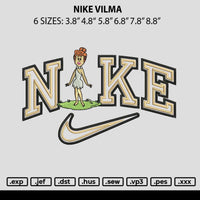 Nike vilma Embroidery File 6 sizes