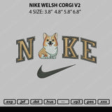 Nike Welsh Embroidery File 4 sizes