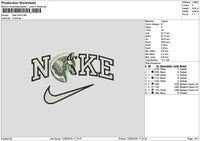 Nike Wolf 1209 Embroidery File 6 sizes
