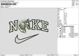 Nike Wolf 1209 Embroidery File 6 sizes