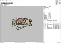 Nike Wybie Embroidery File 6 sizes