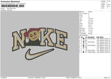 Nike Wybie Embroidery File 6 sizes