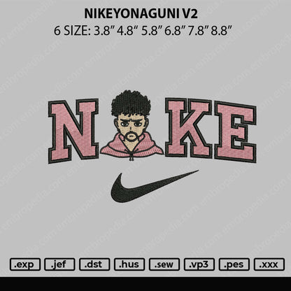 Nike Yonaguni V2 Embroidery File 5 sizes