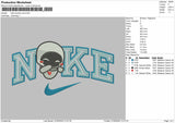 Nike 2outline EVE Embroidery File 6 Sizes